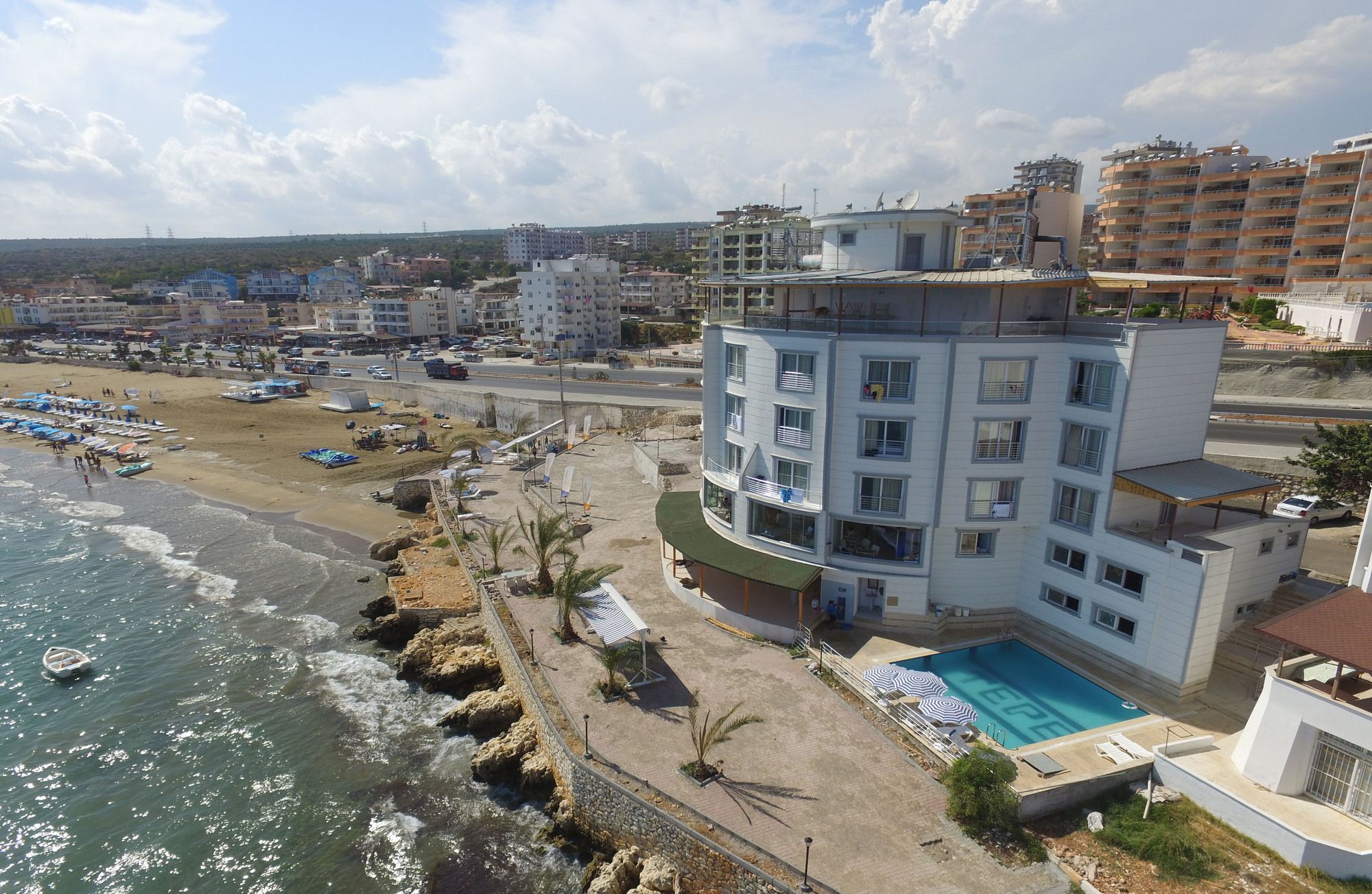 Tepe Beach Hotel Kızkalesi Dış mekan fotoğraf